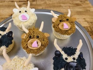 bison cupcakes
