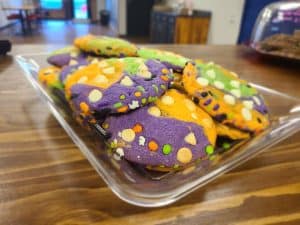 halloween monster cookies